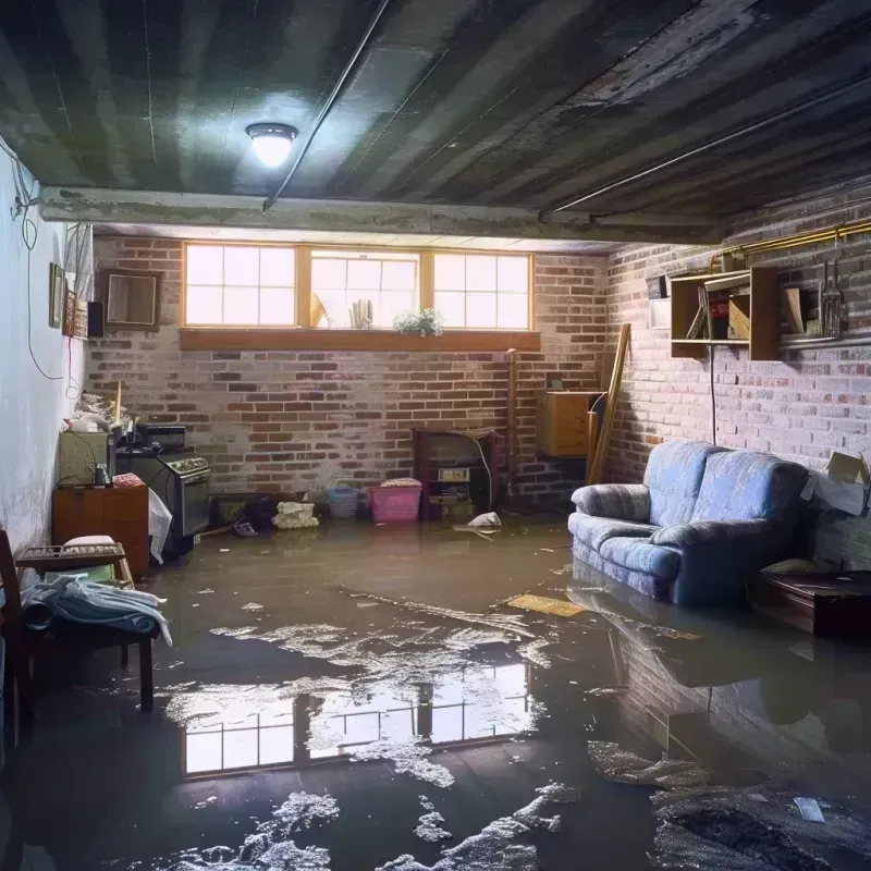 Flooded Basement Cleanup in Springfield, VT